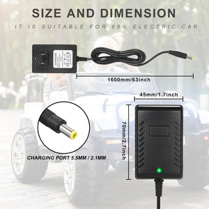 12V Charger for Kids Electric Ride-On Cars and Batteries Trend Times 5