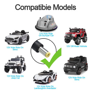 12V Battery Charger for Kids Ride-On Toy Cars and SUVs Trend Times 4