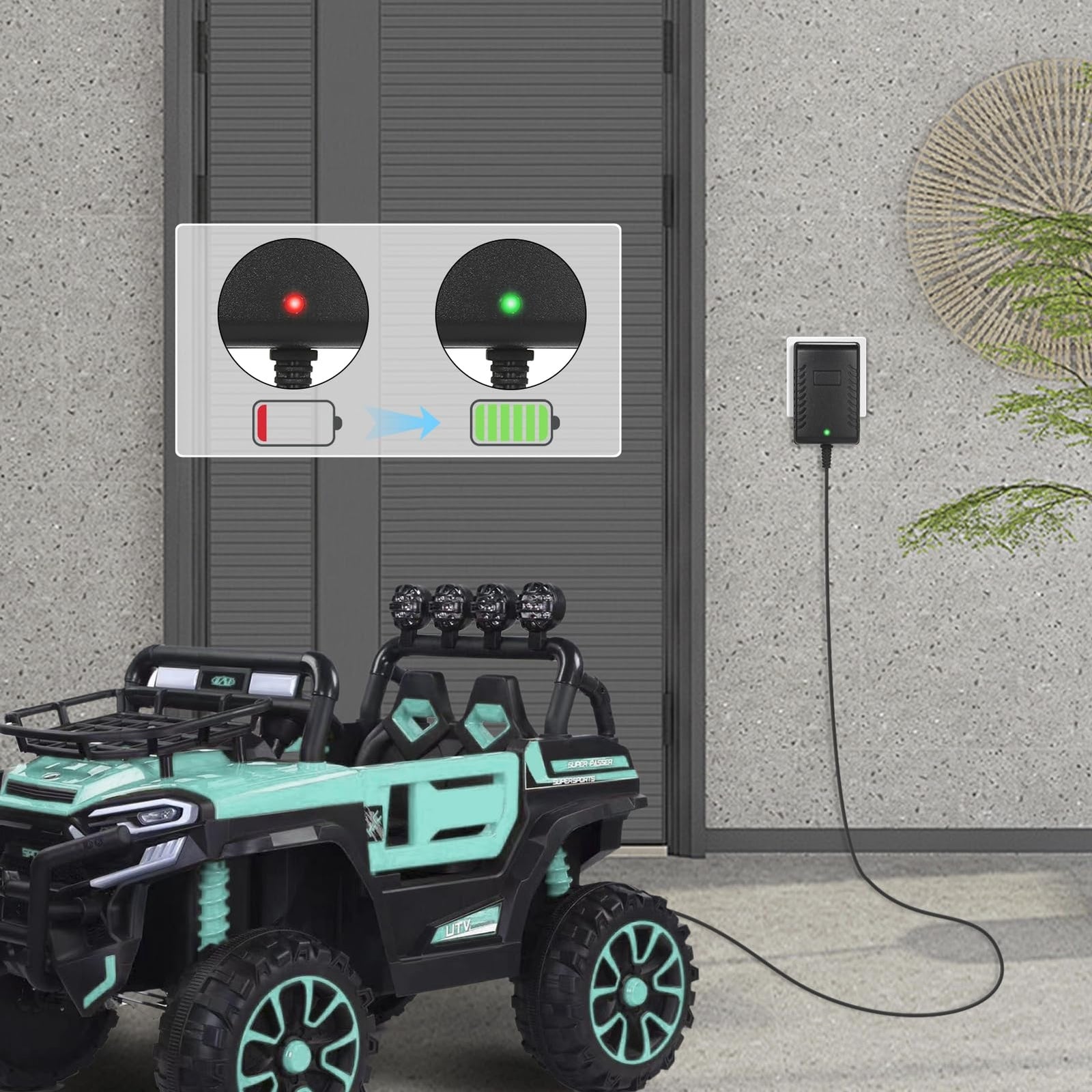 12V Battery Charger for Kids Ride-On SUV Toys Car Trend Times 2