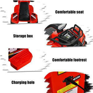 12V Kids Electric 4-Wheeler ATV Ride-On Vehicle with MP3 and LED Lights - Red Trend Times 11
