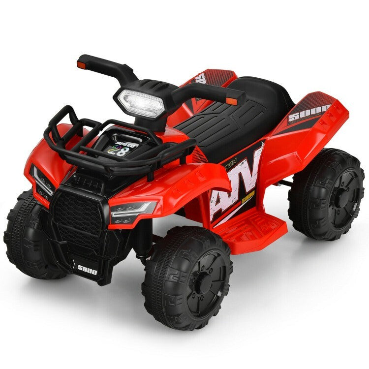 12V Kids Electric 4-Wheeler ATV Ride-On Vehicle with MP3 and LED Lights - Red Trend Times 13