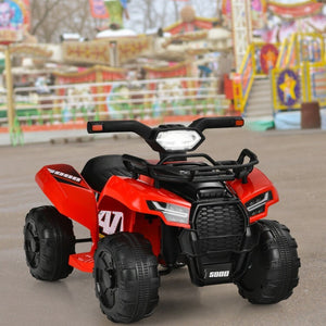 12V Kids Electric 4-Wheeler ATV Ride-On Vehicle with MP3 and LED Lights - Red Trend Times 2