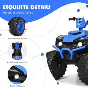 12V Kids Electric 4-Wheeler ATV with Music and Realistic Driving Features Trend Times 5
