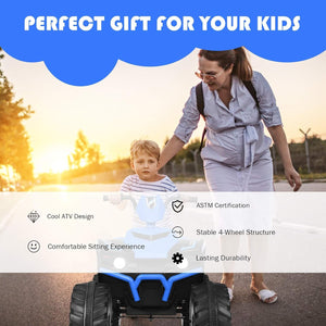 12V Kids Electric 4-Wheeler ATV with Music and Realistic Driving Features Trend Times 7