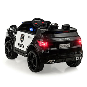 12V Kids Electric Ride-On Police Car with Bluetooth and Remote Control Trend Times 11