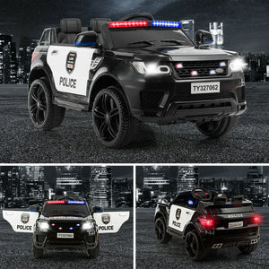 12V Kids Electric Ride-On Police Car with Bluetooth and Remote Control Trend Times 6