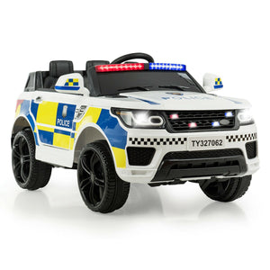 12V Kids Electric Ride-On Police Car with Bluetooth and Remote Control Trend Times Variant 0