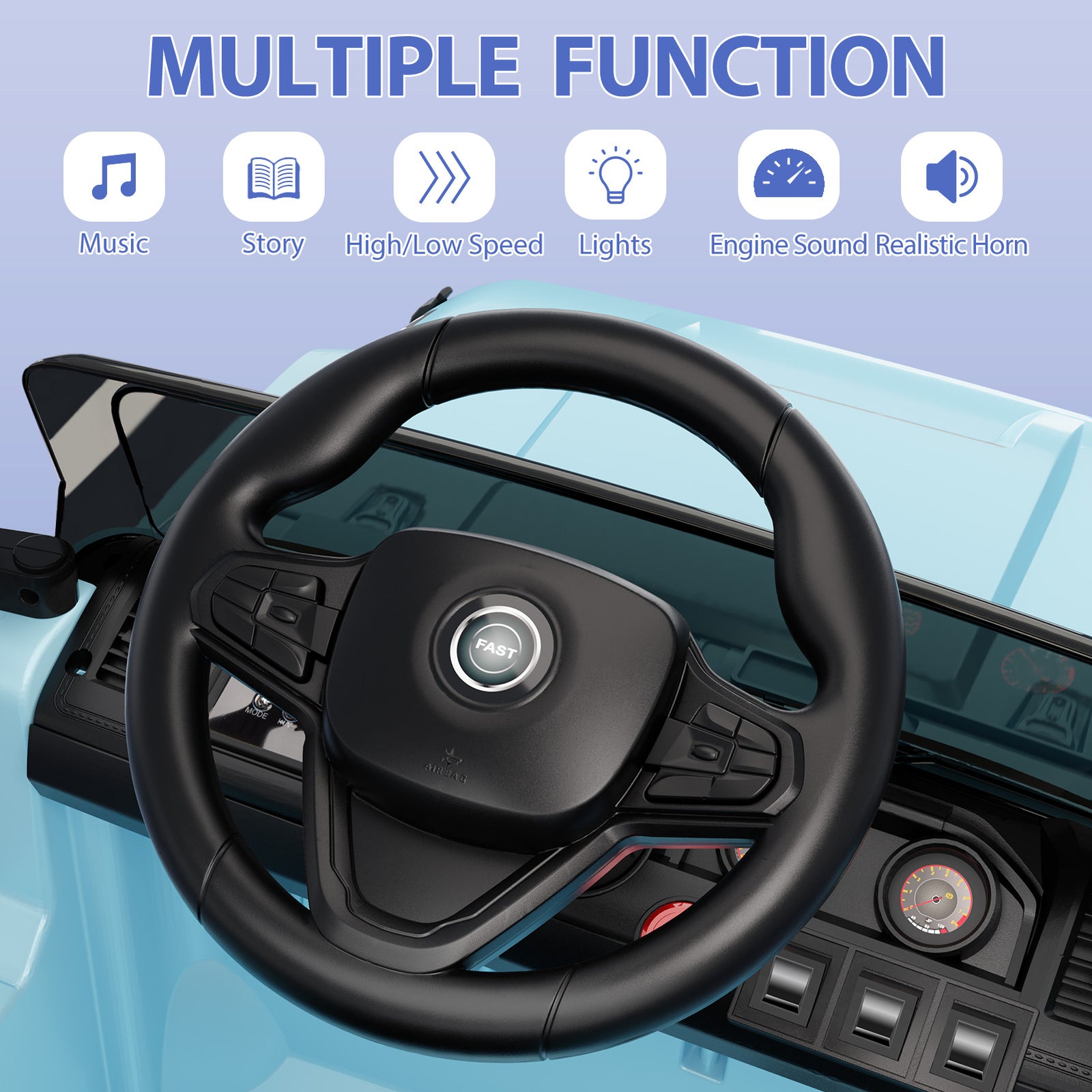 12V Kids Electric 4-Wheeler Car with Remote Control Trend Times 21