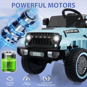 12V Kids Electric 4-Wheeler Car with Remote Control Trend Times 23