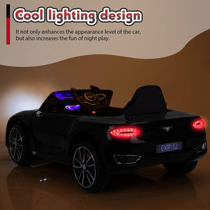 12V Licensed Bentley Style Kids Electric Ride-On Car with Remote Control Trend Times 4