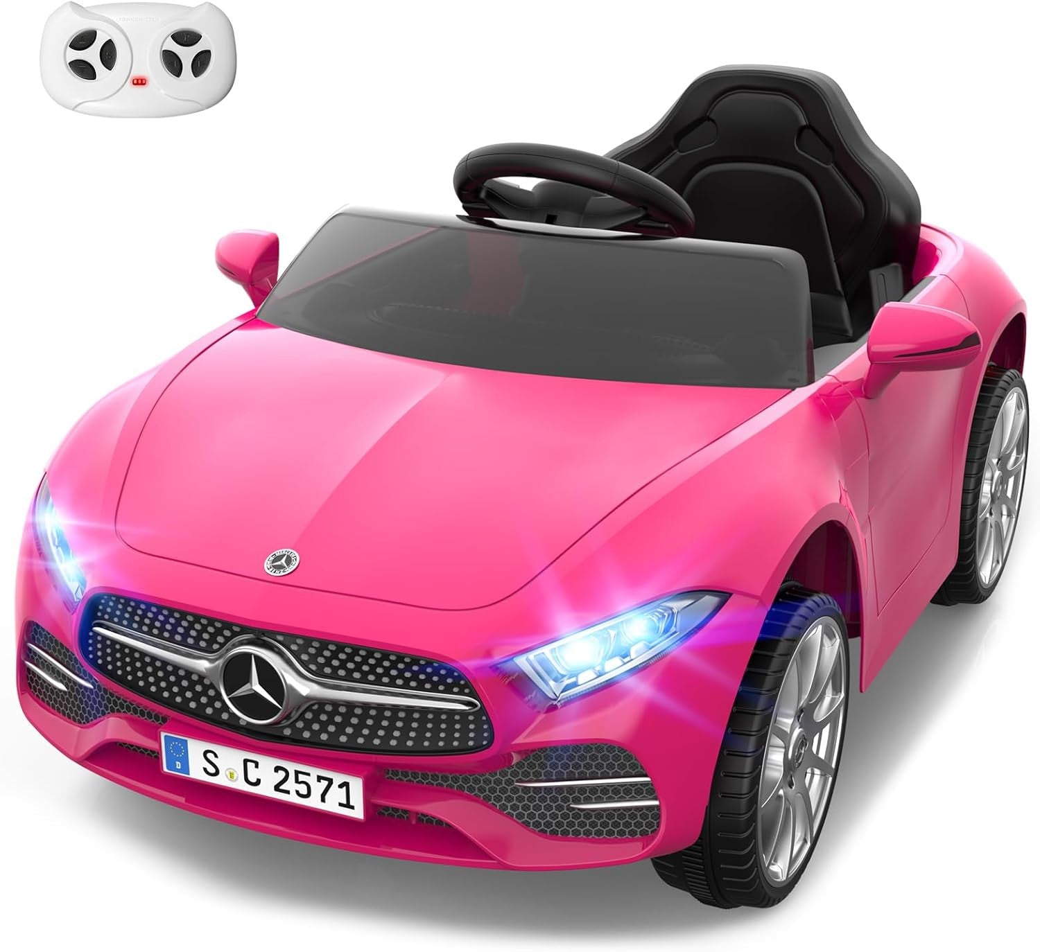 12V Kids Electric Ride-On Car with Remote Control Bluetooth USB Music Player 3.1M Trend Times 0