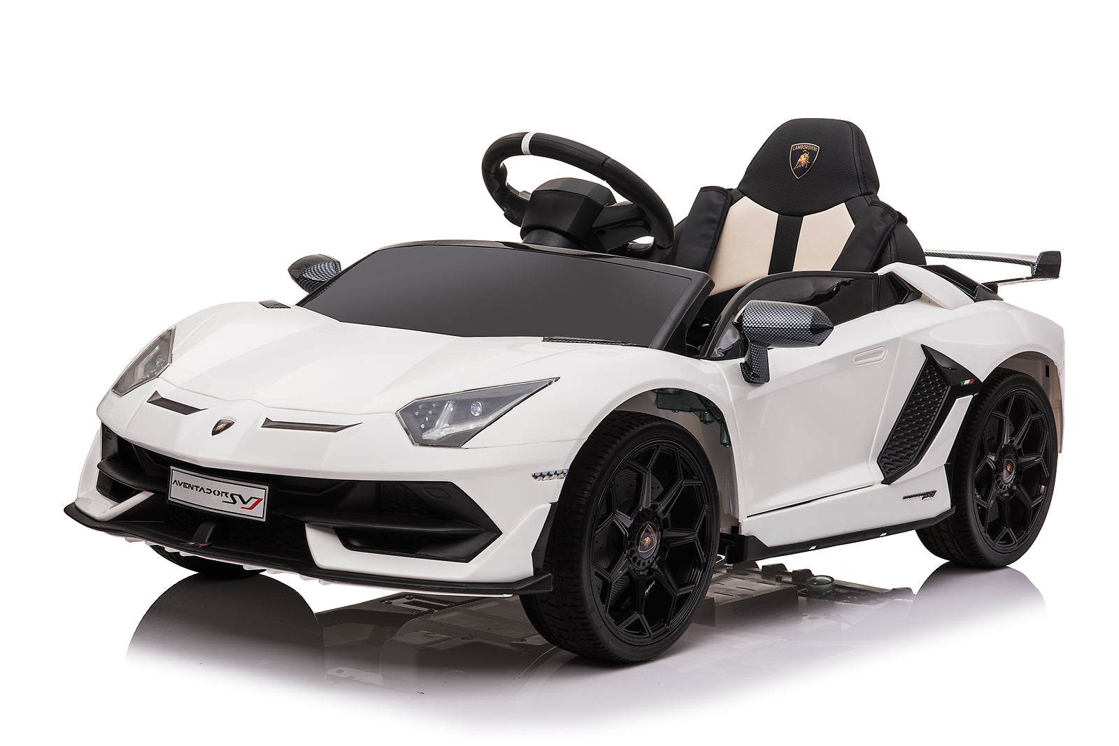 12V Kids Electric Ride-On Car with Remote Control, Music, and LED Lights Trend Times 7