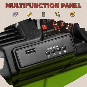 12V Kids Electric Car with 2WD/4WD Switch, Remote Control, Camouflage Design Trend Times 10