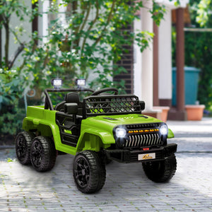 12V Kids Electric Car with Switchable 2WD/4WD and Remote Control Green Trend Times 8