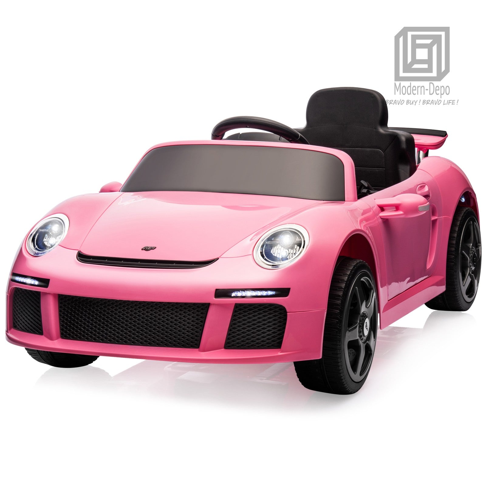12V Kids Electric Ride-On Car with Parent Remote Control, Dual Motors, Lights, and MP3 Player Trend Times 0