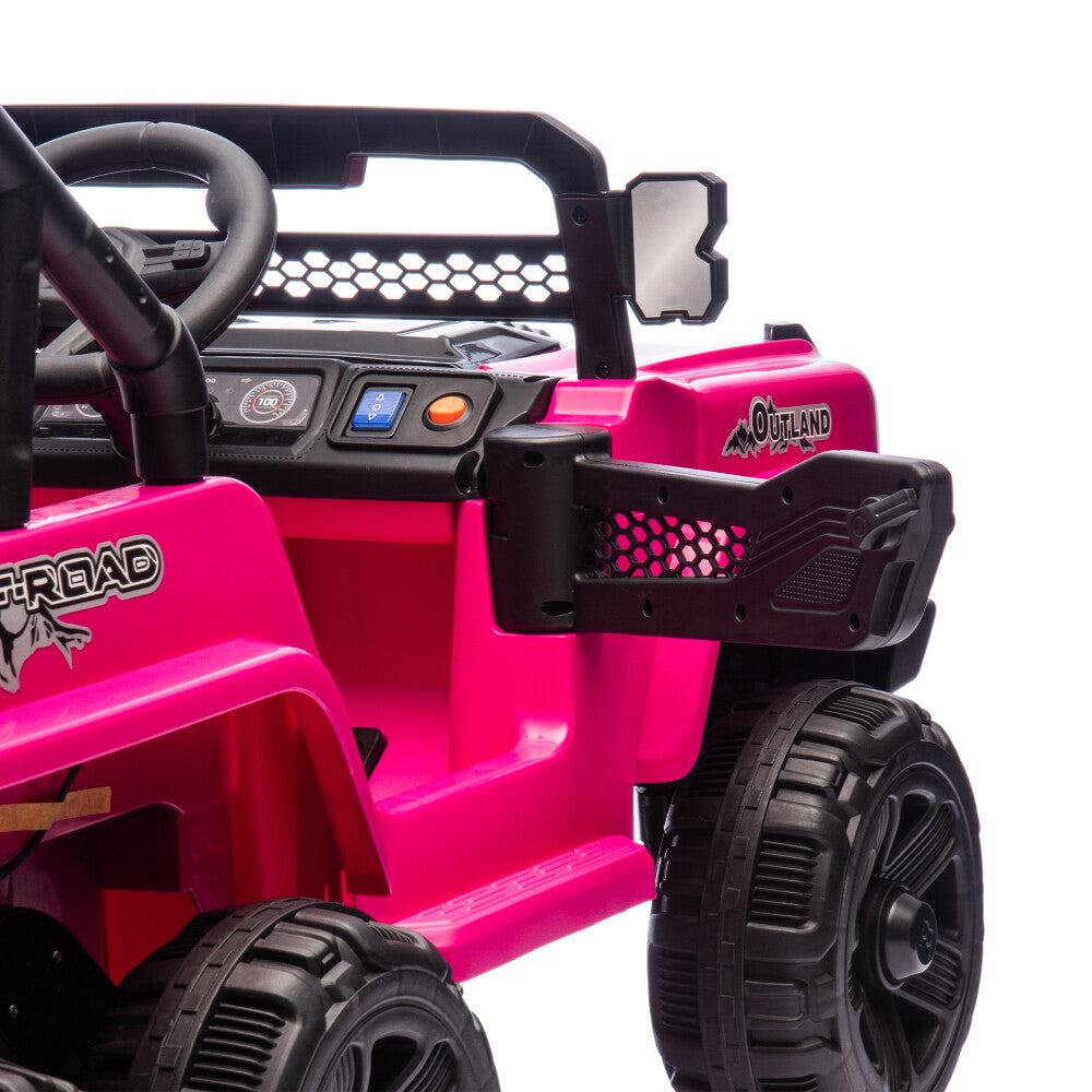 12V Kids Electric Truck Toy with 6 Wheels, LED Lights, Music, and Parent Remote Control Trend Times 10