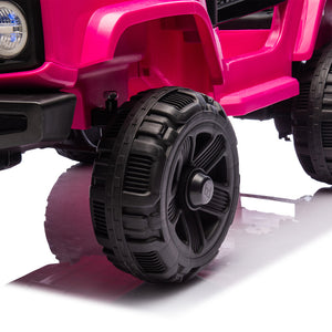 12V Kids Electric Truck Toy with 6 Wheels, LED Lights, Music, and Parent Remote Control Trend Times 15