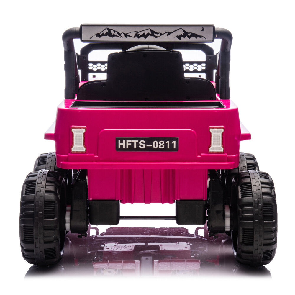 12V Kids Electric Truck Toy with 6 Wheels, LED Lights, Music, and Parent Remote Control Trend Times 5