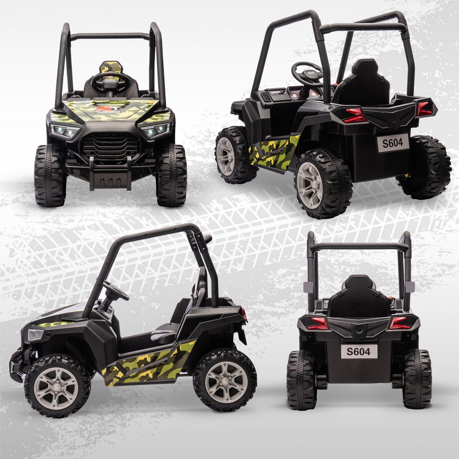 12V Kids Electric Ride-On Car with Parent Remote Control and Spring Suspension Trend Times 10