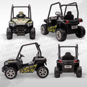 12V Kids Electric Ride-On Car with Parent Remote Control and Spring Suspension Trend Times 10