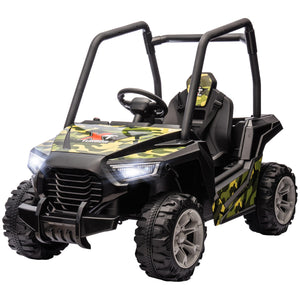 12V Kids Electric Ride-On Car with Parent Remote Control and Spring Suspension Trend Times 3