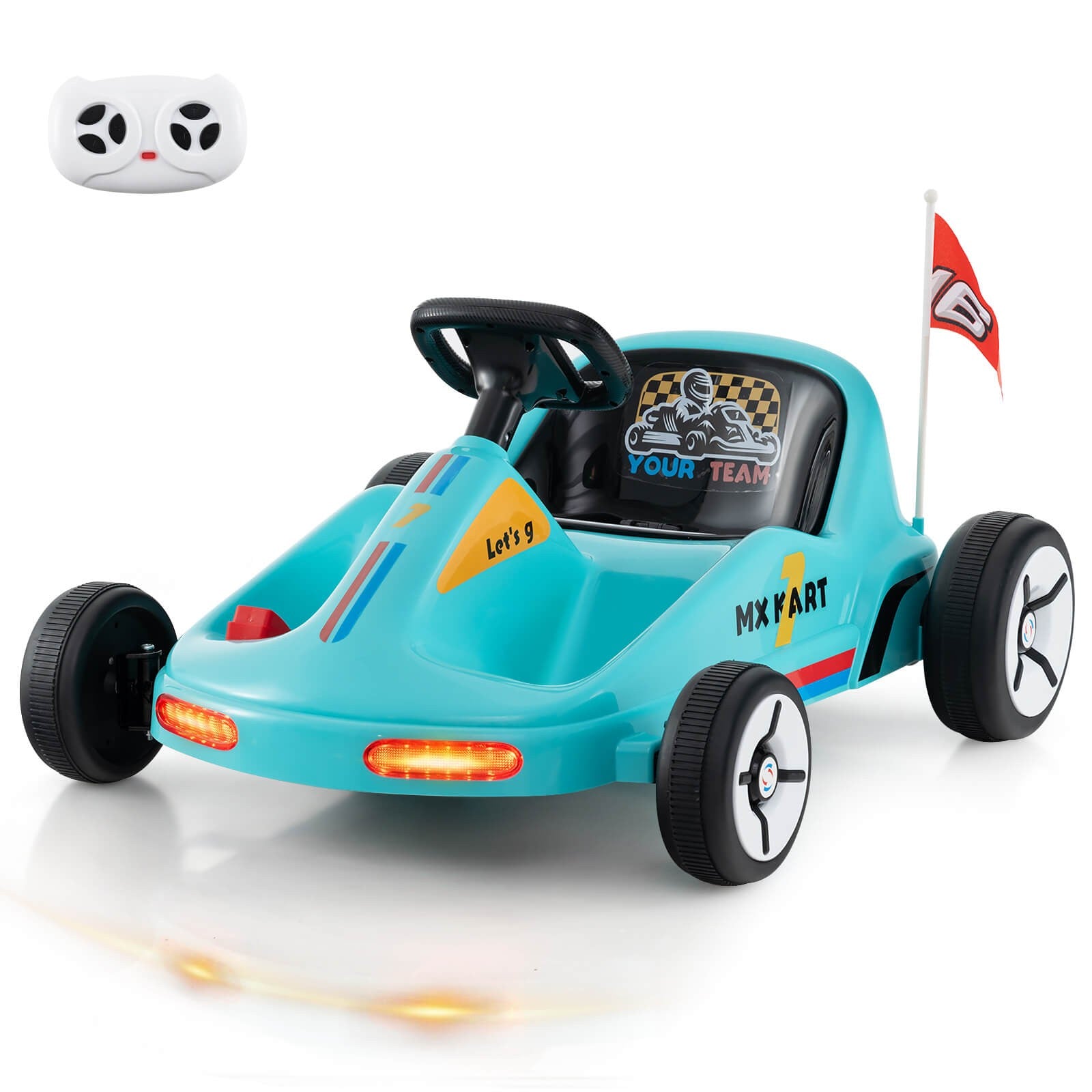 12V Kids Electric Ride-On Go-Kart with 7AH Battery and Remote Control Trend Times 9
