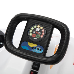 12V Kids Electric 4-Wheel Ride-On Go-Kart with Remote Control, Blue, Ages 3-8 Trend Times 7