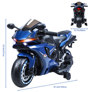 12V Kids Electric Ride-On Dirt Bike Motorcycle with LED Lights 9mph Trend Times 1