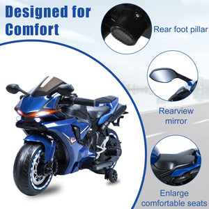 12V Kids Electric Ride-On Dirt Bike Motorcycle with LED Lights 9mph Trend Times 11