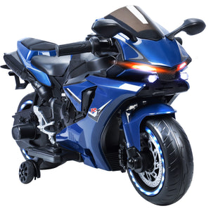12V Kids Electric Ride-On Dirt Bike Motorcycle with LED Lights 9mph Trend Times 2