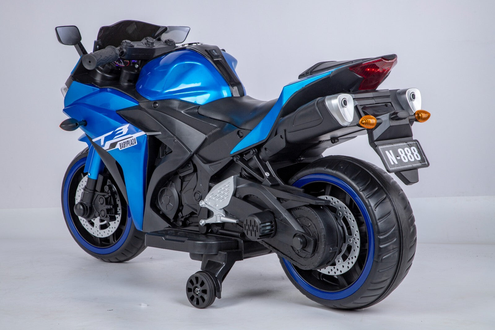 12V Kids Electric Ride-On Dirt Bike Motorcycle with LED Lights and Hand Drive Trend Times 1