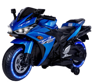12V Kids Electric Ride-On Dirt Bike Motorcycle with LED Lights and Hand Drive Trend Times Variant 0