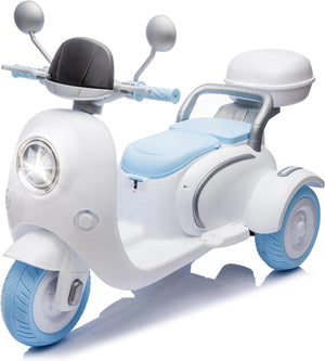 12V Kids Electric Dual Motor Ride-On Tricycle Toy with Bluetooth Music Trend Times 0