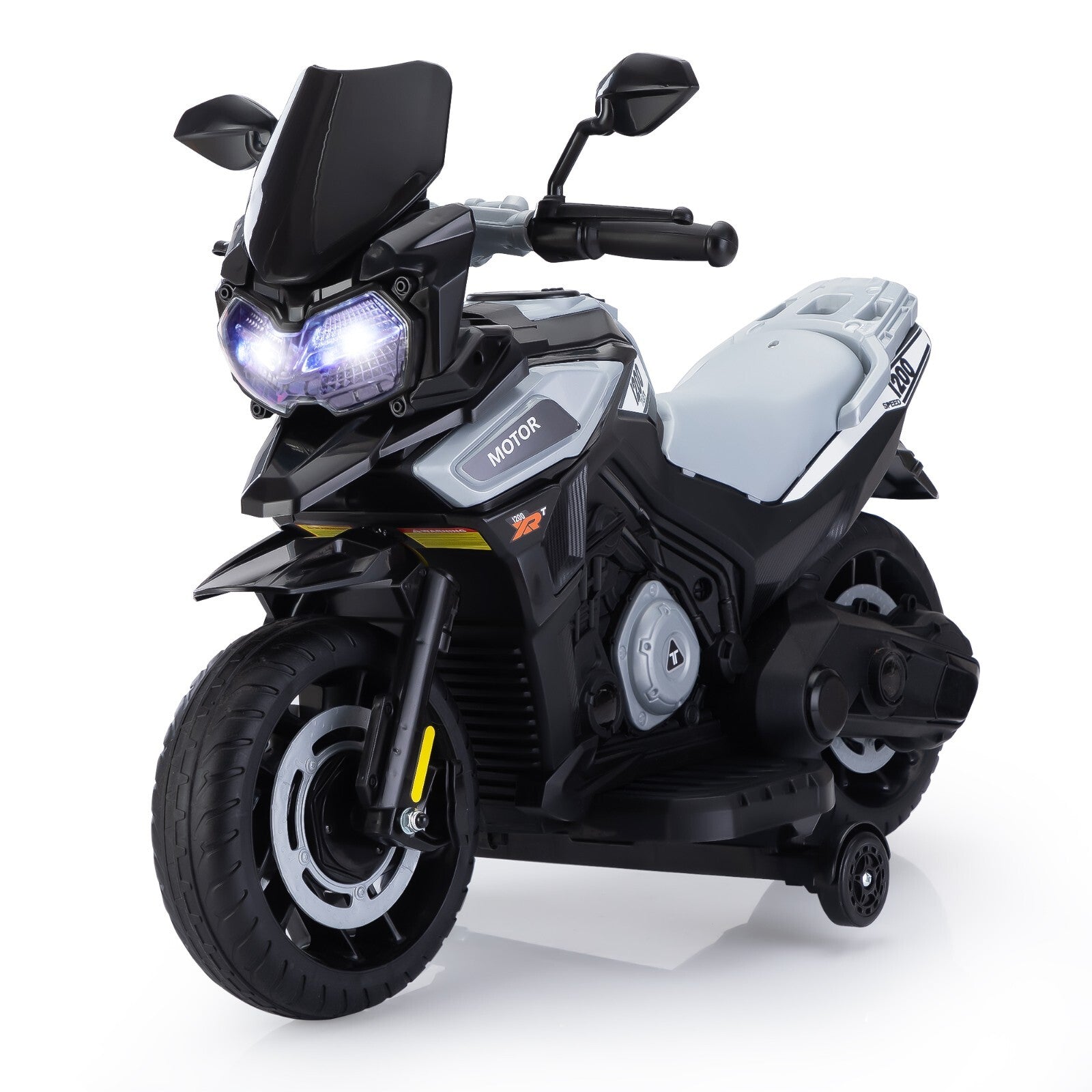 12V Battery-Powered Kids Electric Ride-On Motorcycle with Music Trend Times 11