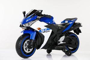 12V Kids Electric Ride-On Motorcycle Toy Car with Training Wheels and LED Lights Trend Times 14