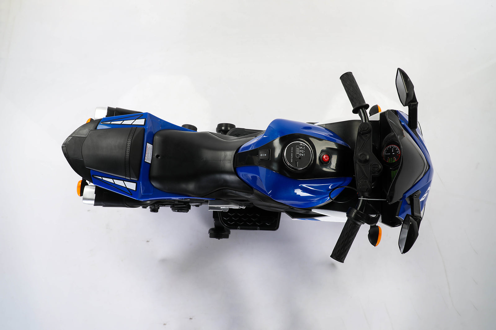 12V Kids Electric Ride-On Motorcycle Toy Car with Training Wheels and LED Lights Trend Times 17