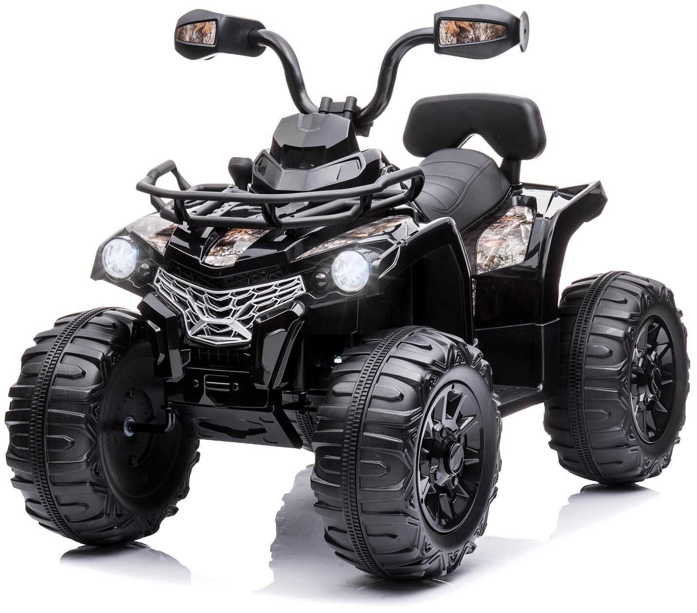 12V Kids Electric Ride-On ATV 4-Wheeler Quad with 2 Speeds, MP3 Player, and LED Headlights Trend Times 0