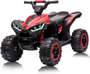 12V Kids Electric Ride-On ATV Quad 4-Wheeler Toy with Music and LED Lights Trend Times 1