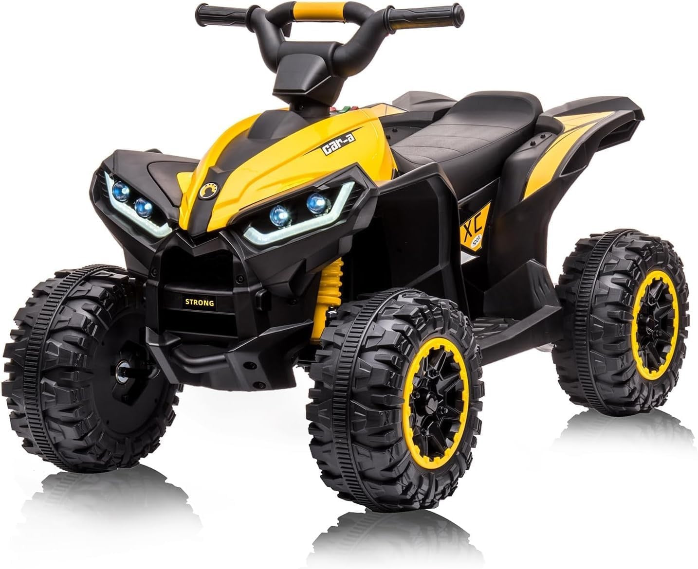12V Kids Electric Ride-On ATV Quad 4-Wheeler Toy with Music and LED Lights Trend Times 4