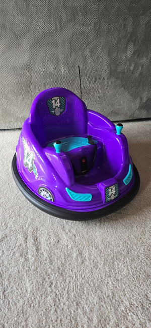 12V Battery-Powered Kids Electric Ride-On Bumper Car with Remote Control Trend Times 1
