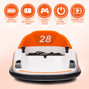 12V Electric Ride-On Bumper Car for Kids and Toddlers with Remote Control Trend Times 10