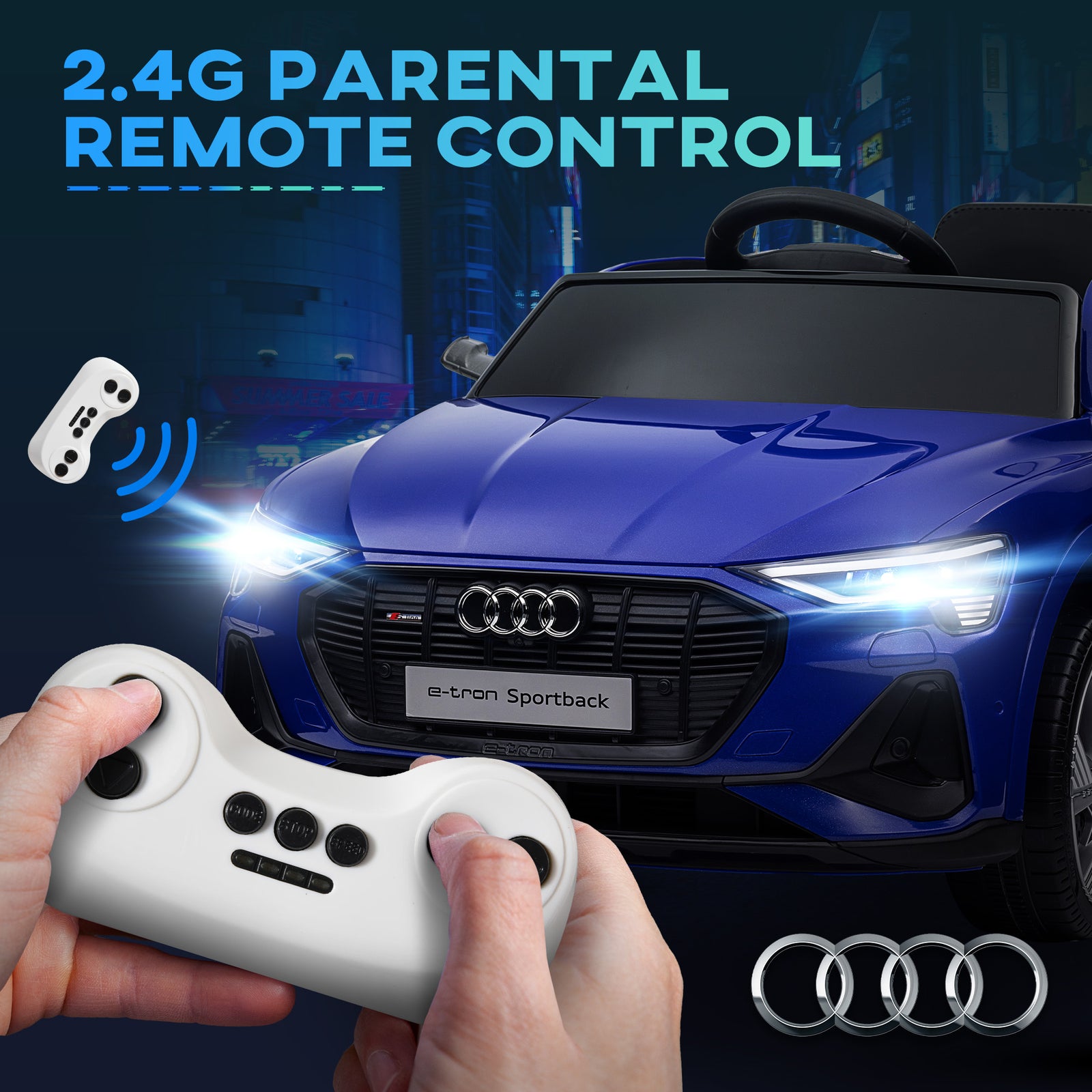 12V Battery-Powered Electric Ride-On Car with Remote Control for Kids Ages 3-5 Trend Times 3