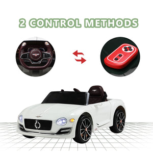 12V Kids Electric Ride-On Car Licensed Bentley with 4 Wheels, LED Lights, and Parent Remote Control Trend Times 3