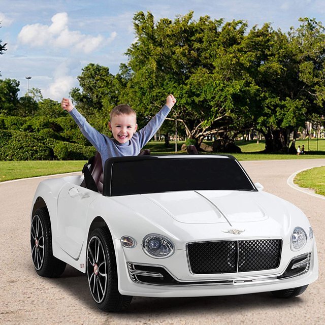 12V Kids Electric Ride-On Car Licensed Bentley with 4 Wheels, LED Lights, and Parent Remote Control Trend Times Variant 0