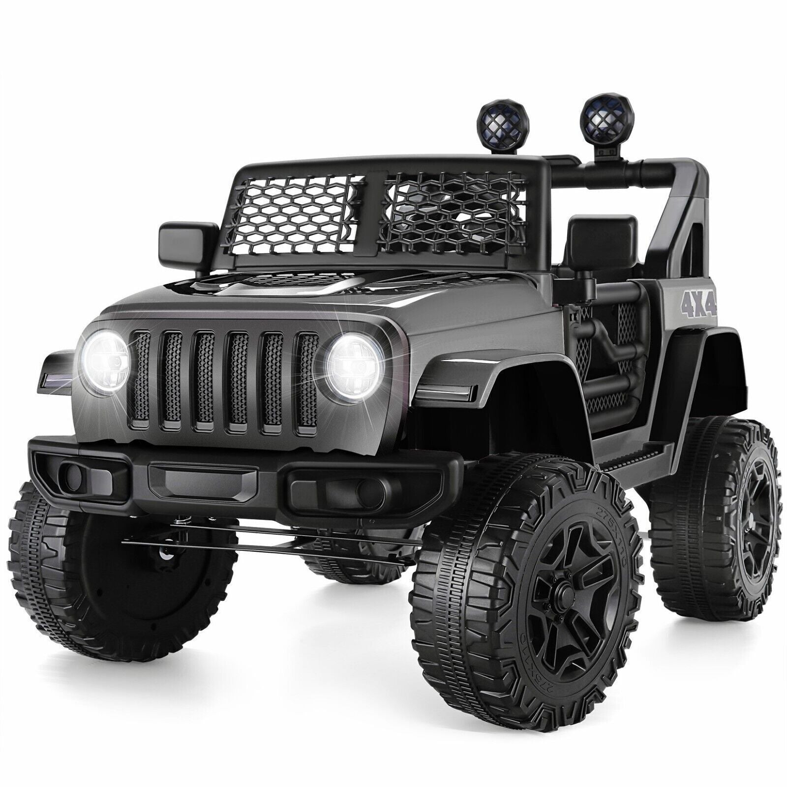 12V Kids Electric Ride-On Jeep Car with Remote Control, 3 Speeds, and LED Lights Trend Times Variant 4