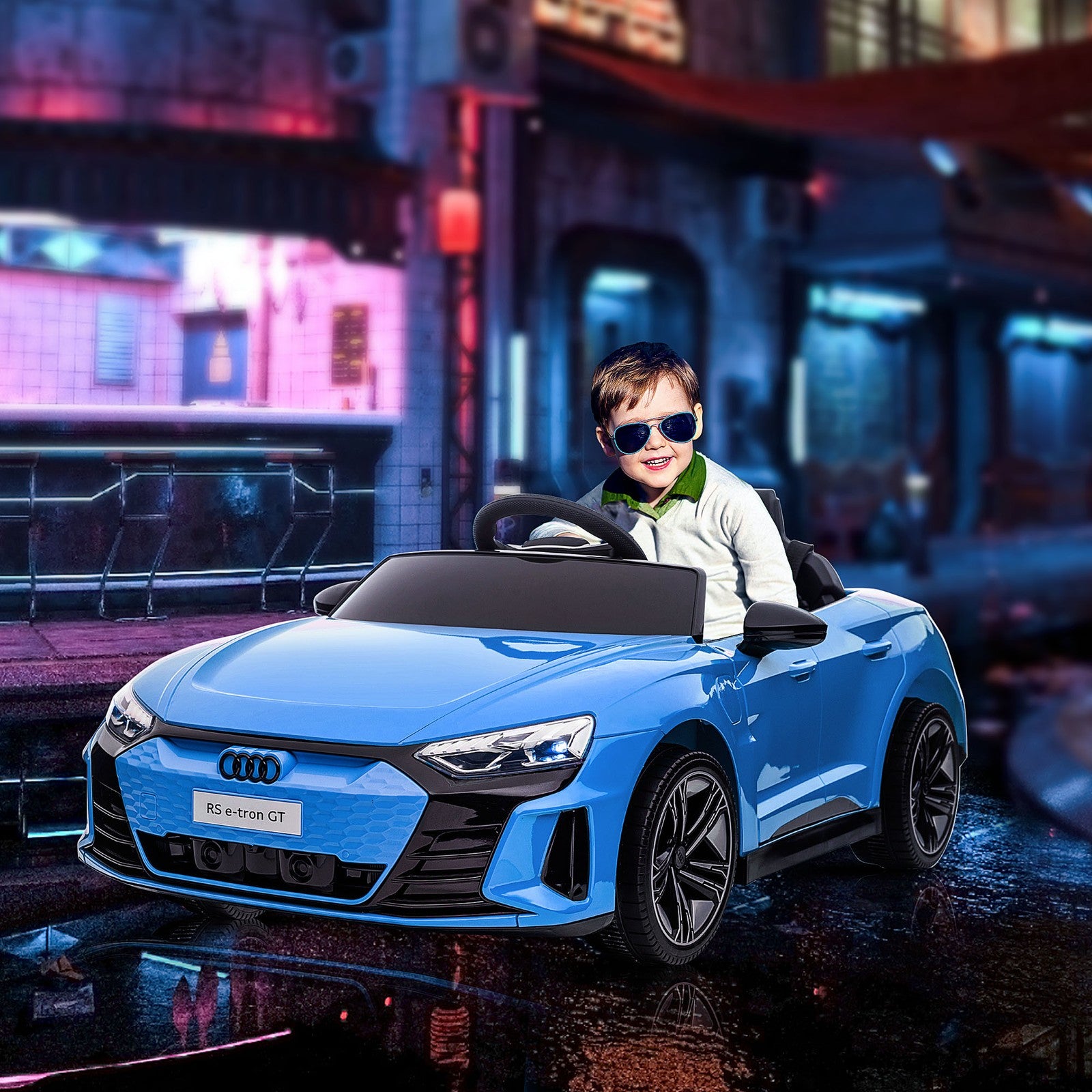 12V Kids Electric Ride-On Car Licensed Audi RS e-tron GT Trend Times 8