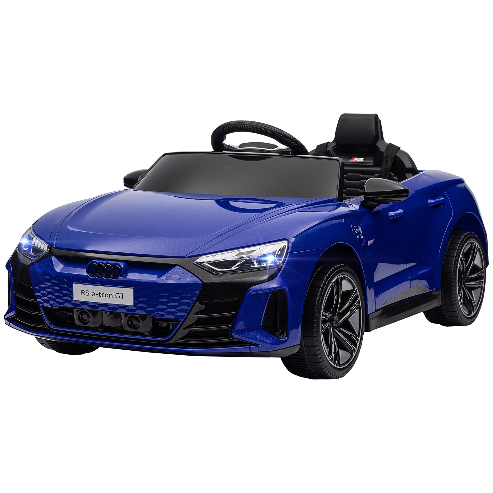 12V Kids Electric Ride-On Car Licensed Audi RS e-tron GT Dark Blue Trend Times 3