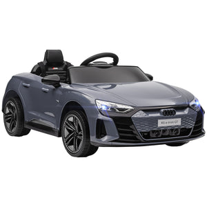 12V Kids Electric Ride-On Car Licensed Audi RS e-tron GT Gray Trend Times 2