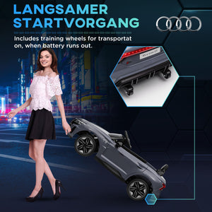 12V Kids Electric Ride-On Car Licensed Audi RS e-tron GT Gray Trend Times 6