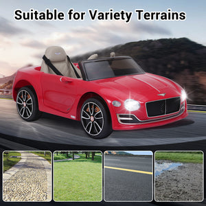 12V Kids Electric Ride-On Car Toy Licensed Bentley Style with LED Lights and Remote Control Trend Times 6